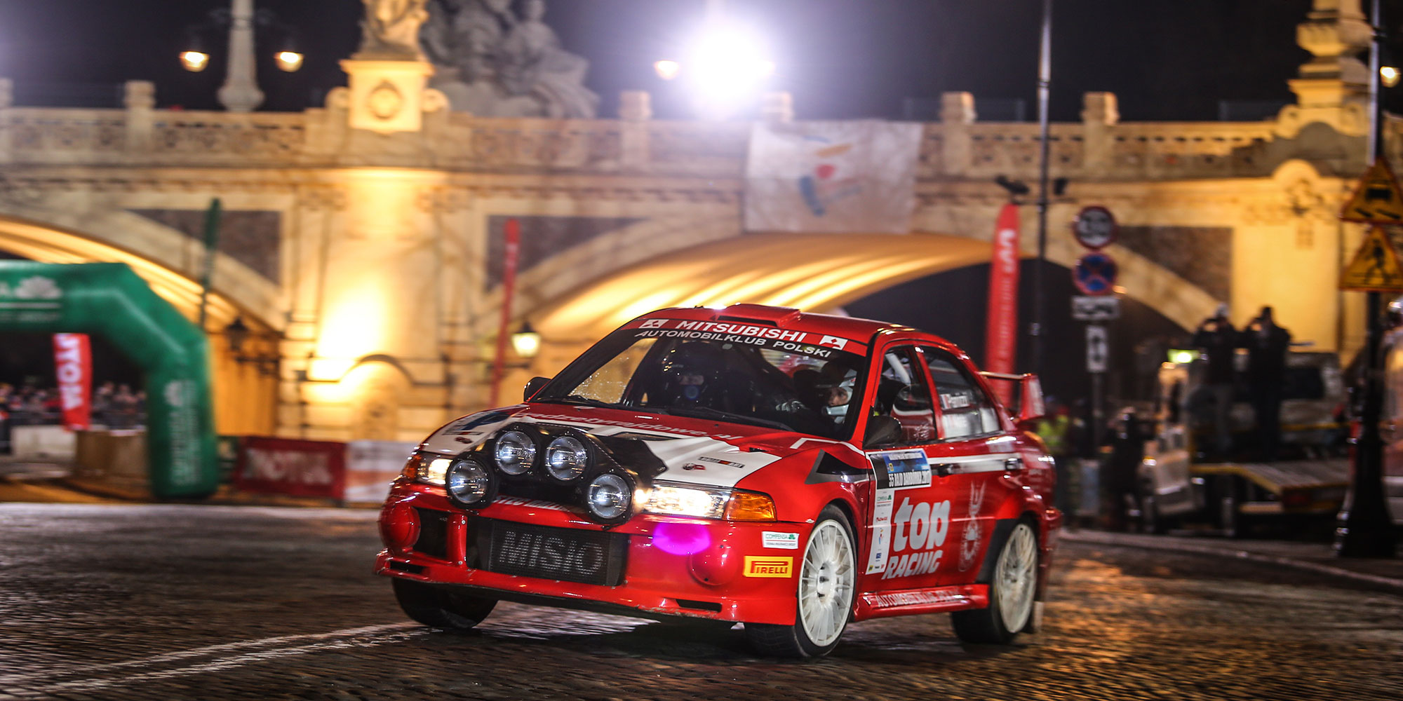 Gilles Panizzi w barwach Top Racing na Rajdzie Barbórka