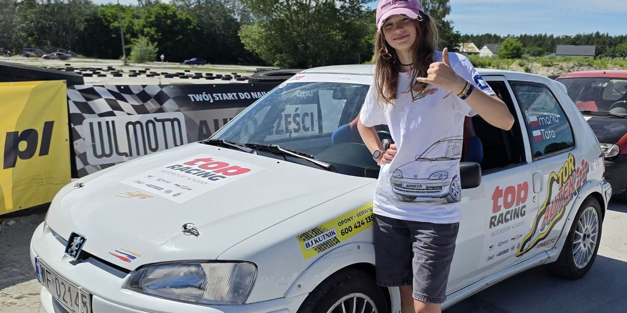 Mania Przybysz, młoda zawodniczka wspierana przez Top Racing